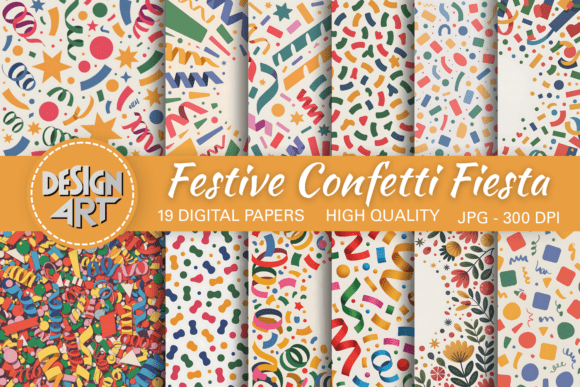 Download Festive Confetti Fiesta Background - Fiesta background Collection