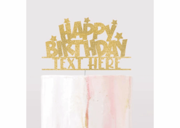 Download Cake Topper Svg, Happy Birthday Svg, Png - Svg Collection