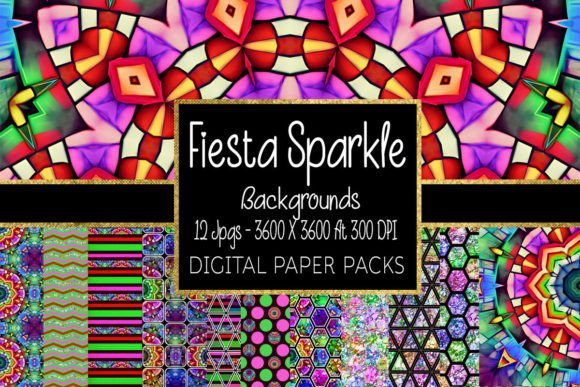 Download Fiesta Sparkle Background Papers - Premium Resources