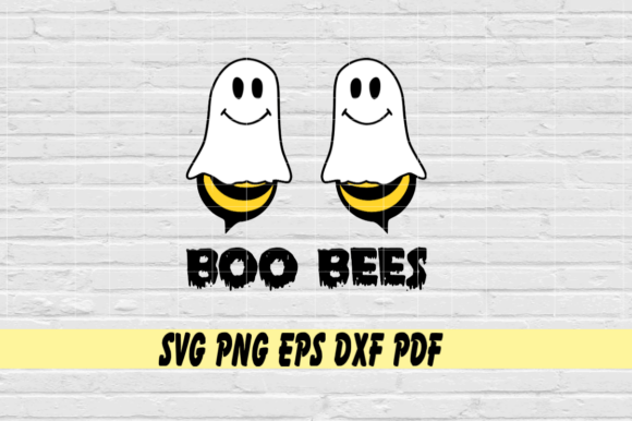 Download Boo Bees Svg Png Eps Dxf Pdf, Ghost Bees - Svg Collection