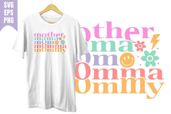 Download Mama Mom Mother Love Svg Retro Groovy - Svg Collection