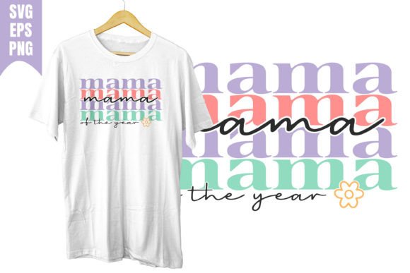 Download Mama of the Year Svg Retro Groovy - Svg Collection