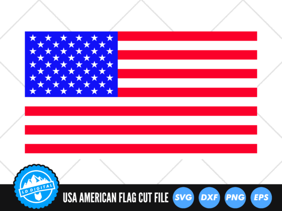 Download USA Flag SVG Cut File | American Flag - Svg Collection