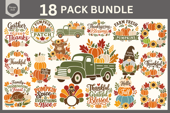 Download Thanksgiving SVG Bundle, Fall SVG Bundle - Svg Collection