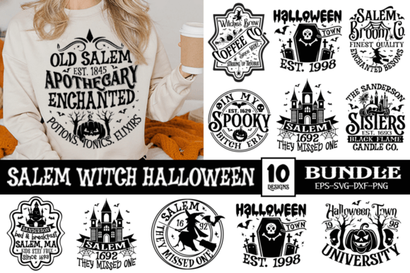 Download Salem Witch Halloween SVG Bundle - Svg Collection