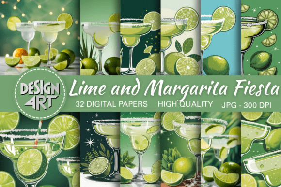 Download Lime and Margarita Fiesta Background - Fiesta background Collection