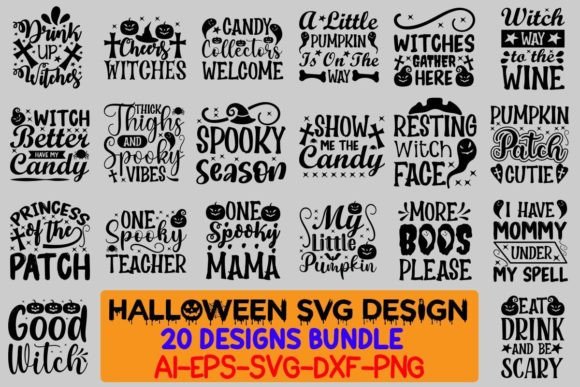 Download Halloween SVG Designs Bundle - Svg Collection