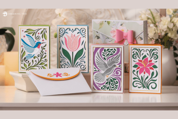 Download Fancy Flourish Cards SVG Bundle - Svg Collection