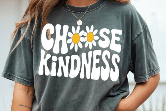 Download Choose Kindness Svg, Retro Wavy Text Svg - Svg Collection