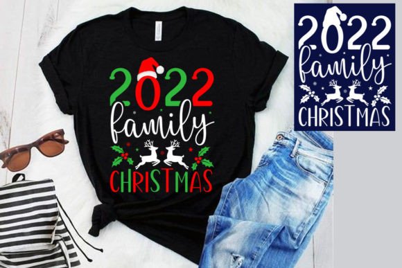 Download 2022 Family Christmas T-Shirt Design SVG - Svg Collection