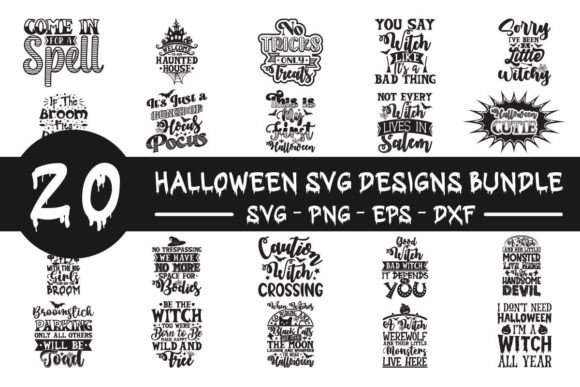 Download Halloween SVG Designs Bundle - Svg Collection