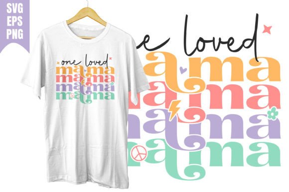 Download Loved Mama Love Svg Retro Groovy Design - Svg Collection