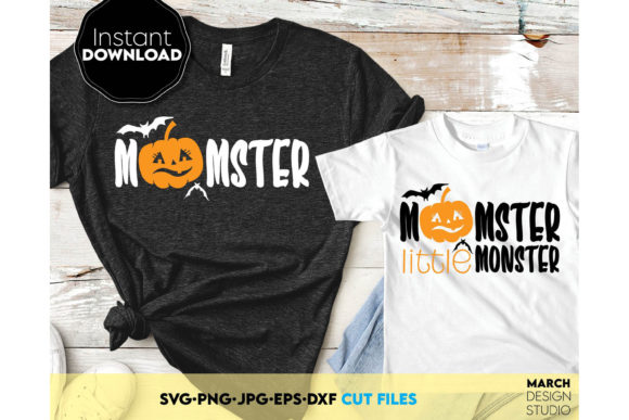 Download Halloween SVG Momster and Little Monster - Svg Collection