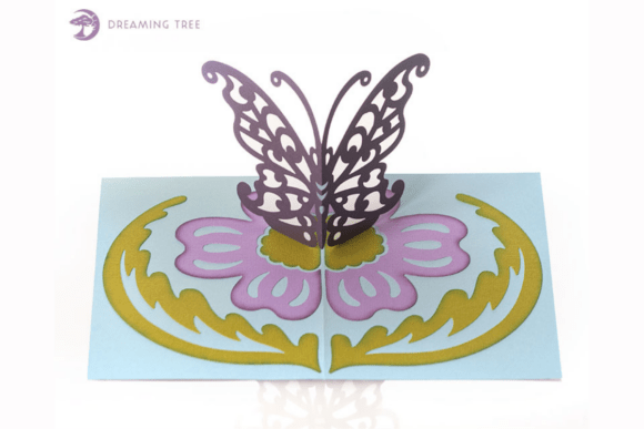 Download Butterfly Pop Up Card SVG - Svg Collection