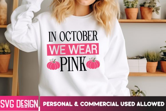 Download In October We Wear Pink SVG Design - Svg Collection