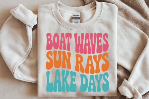 Download Boat Waves Sun Rays Lake Days SVG - Svg Collection