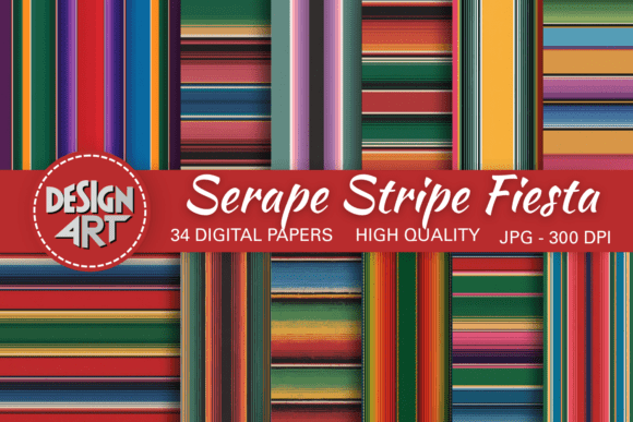 Download Serape Stripe Fiesta Background - Fiesta background Collection