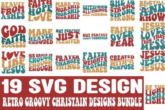 Download 19 CHRISTAIN GROOVY SVG DESIGNS BUNDLE - Svg Collection
