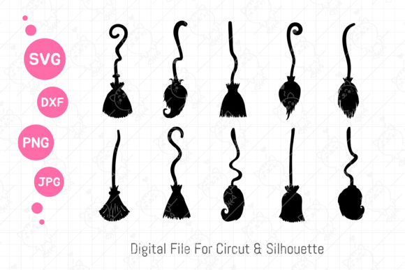 Download Halloween Witch Broom Silhouette Svg - Svg Collection