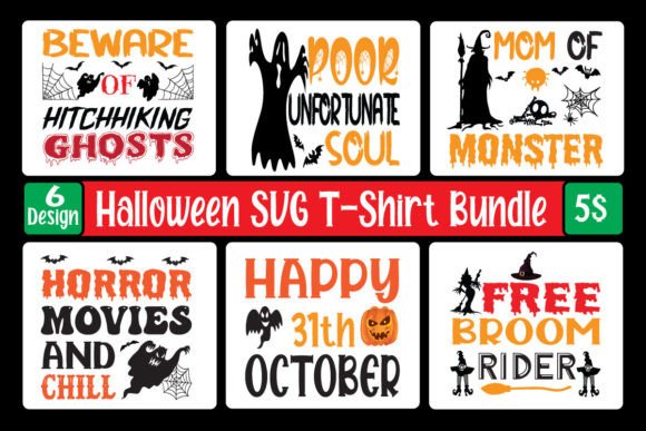 Download Halloween SVG T-Shirt Designs Bundle - Svg Collection