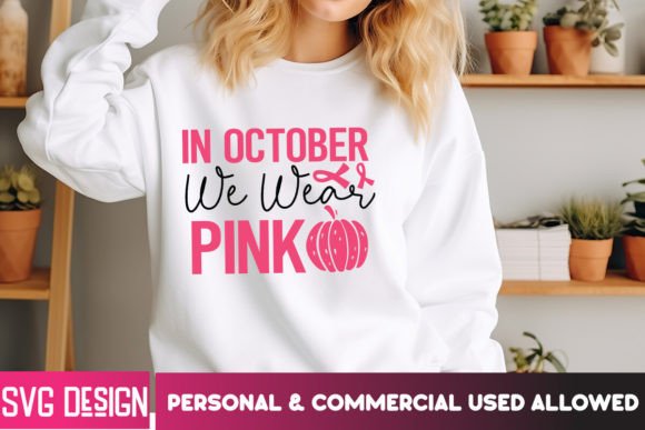 Download In October We Wear Pink SVG Design - Svg Collection
